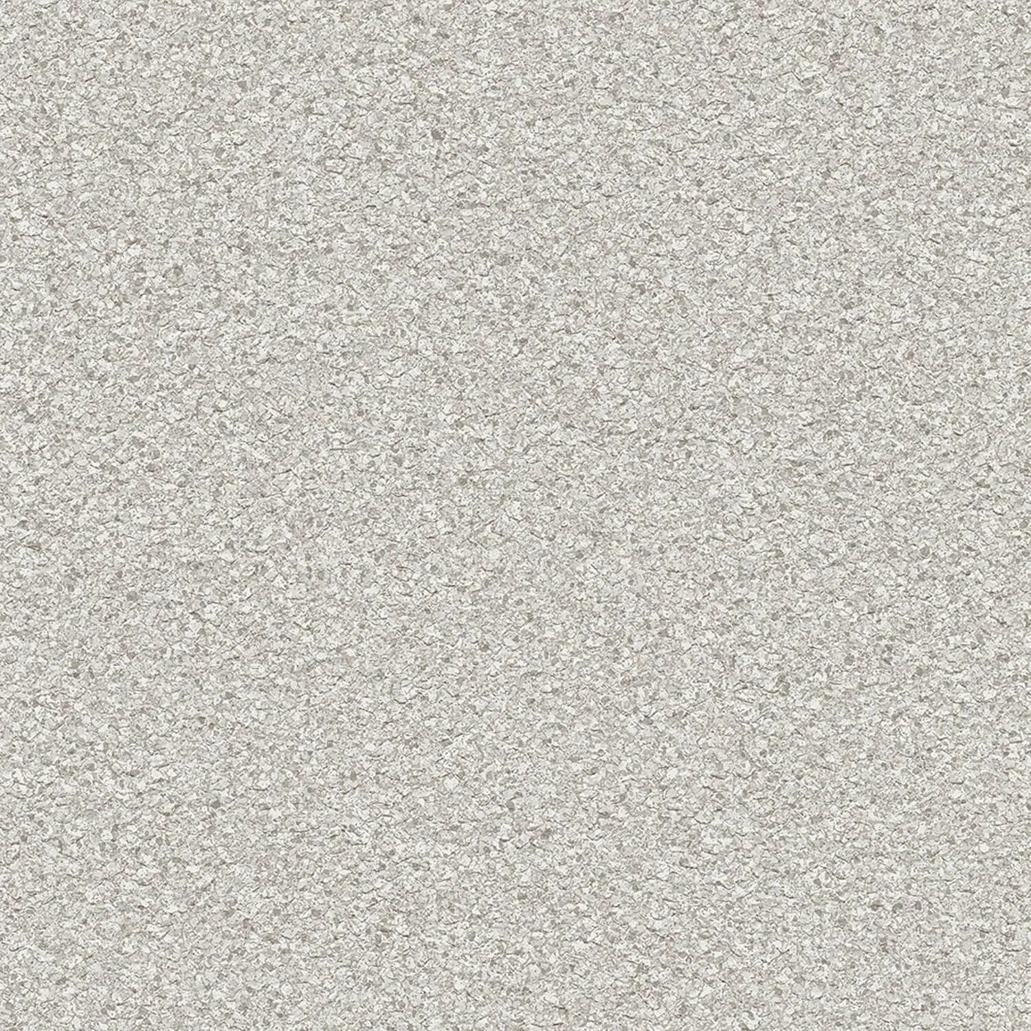 PROFHOME Sa524083-Di Struktur Tapete Uni Metallische Akzente Silber Grau 0,53 m x 10,05 m  5,33 m2