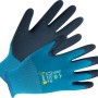 Blaue LUX Kinderhandschuhe Ökotex für Gartenarbeit, strapazierfähig und bequem.
