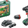 Bosch AdvancedDrill 18 Akku-Bohrschrauber Set mit Akku, Ladegerät und Koffer.