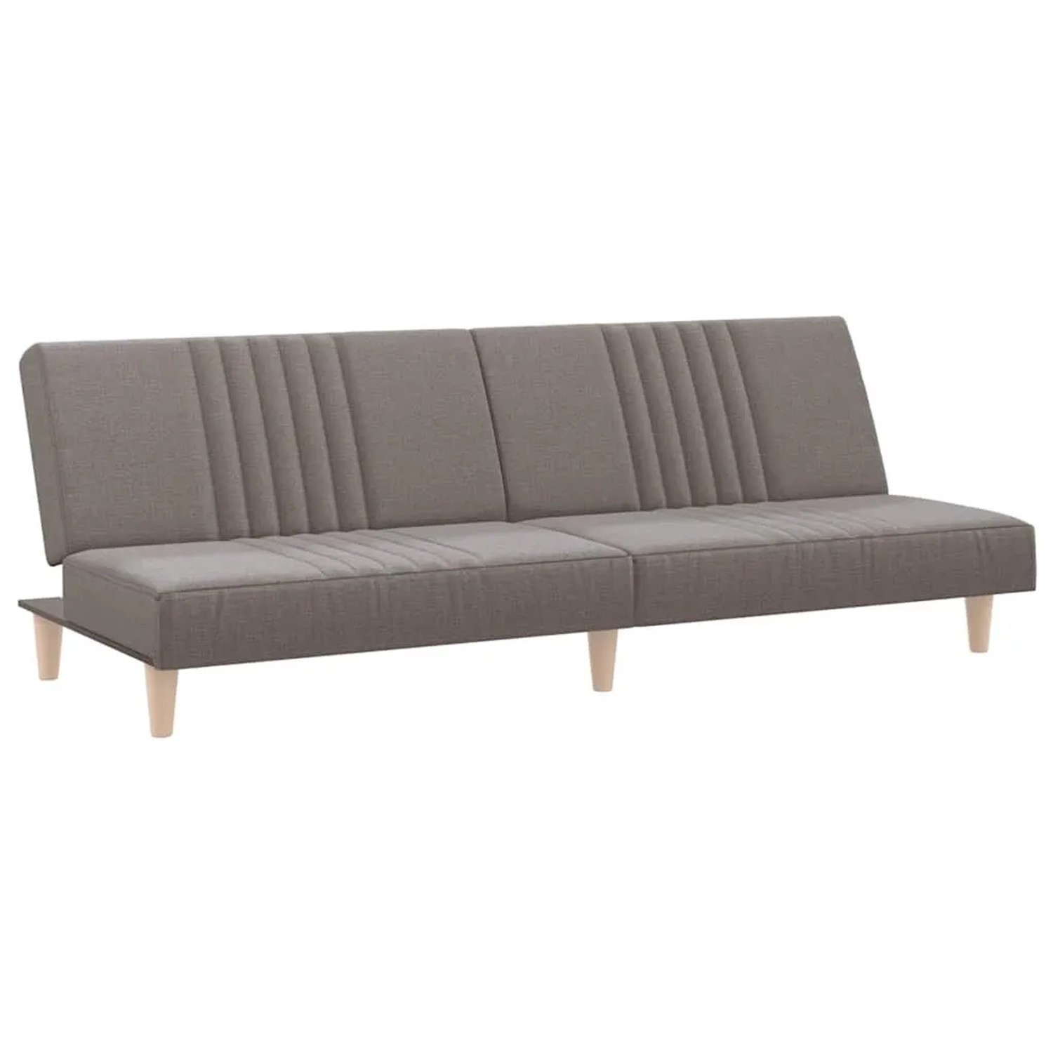 vidaXL Schlafsofa Taupe Stoff 351886