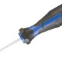 LUX Schraubendreher Comfort TX8, Torx Schraubenzieher mit blau-schwarzem Griff und Aufhängeloch.