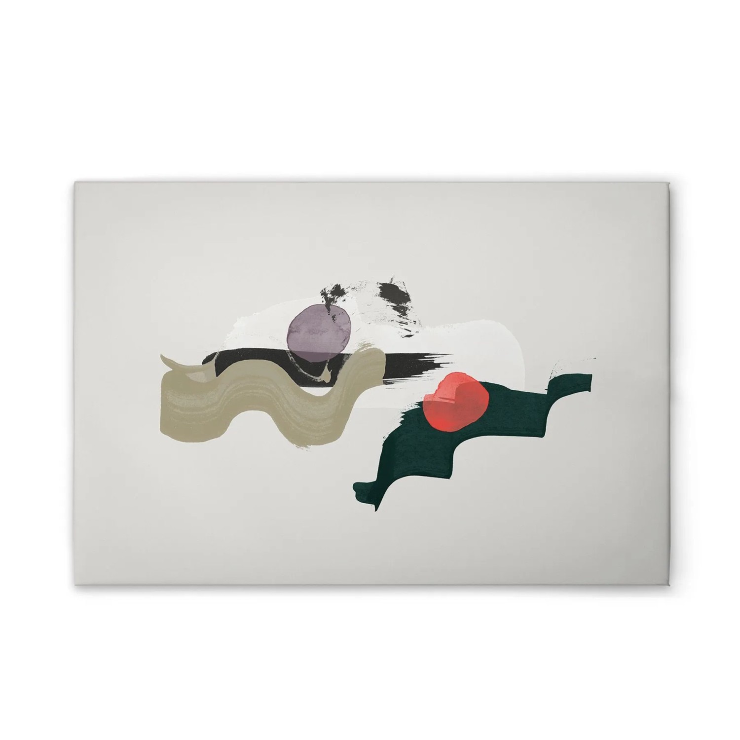 Tadessi Leinwandbild - M1-No.51211 - Abstrakte Kunst - 45 x 30 cm - Hochformat