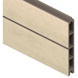 WPC Einzelprofil in Sand für System Classic Zaun, 15x2,1x178cm, Zubehör für Zaunbau.