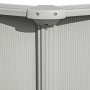 Detailansicht: Graue Stahlwand und Eckverbindung des Bestway Hydrium Stahlwandpools.