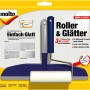 Molto Einfach Glatt Roller & Glätter für glatte Wände, blau/grau.