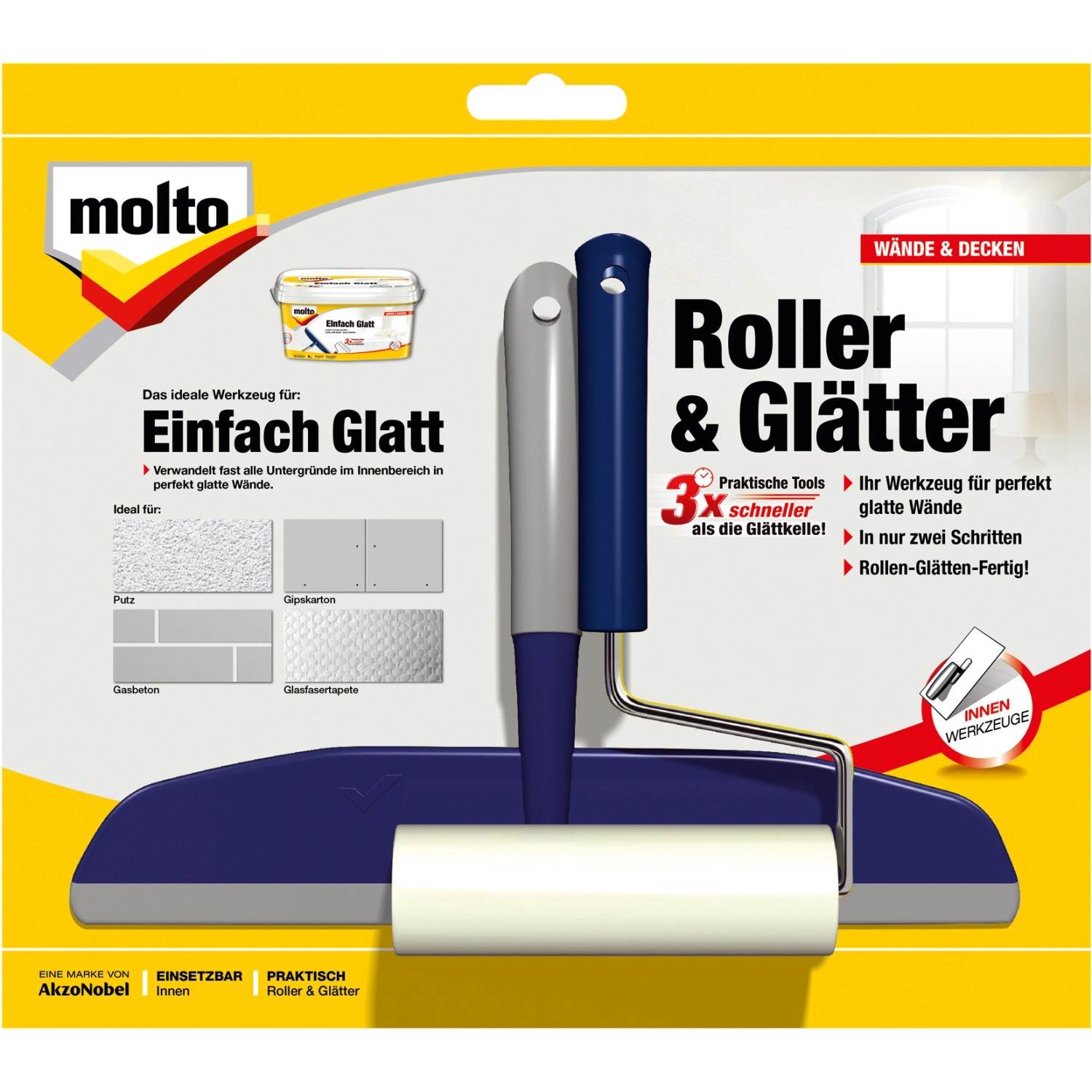 Molto Einfach Glatt Roller & Glätter