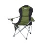 Faltbarer, grüner 24MOVE Campingstuhl mit Polsterung und Tragetasche, belastbar bis 150kg.