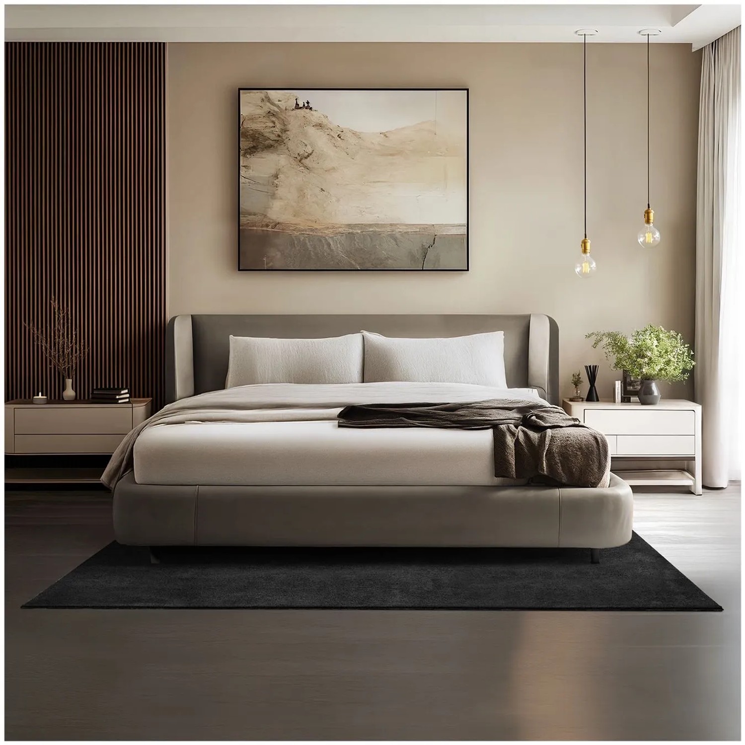 Tectake Kurzflorteppich Soft Zone Verschiedene Größen Und Farben Flauschige Oberfläche 1630 G M² Florgewicht 140 X 200 Cm 140 X 200 X 1 50 Cm