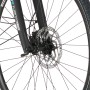 Detailaufnahme Vorderrad mit Scheibenbremse am Fischer E-Bike Damen Viator 4.0i.