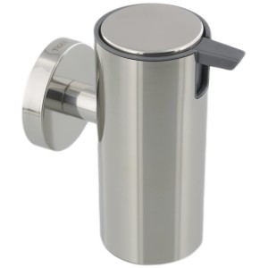 Tiger Boston Seifenspender aus gebürstetem Edelstahl, 10,5x5x9cm, zur Wandmontage.