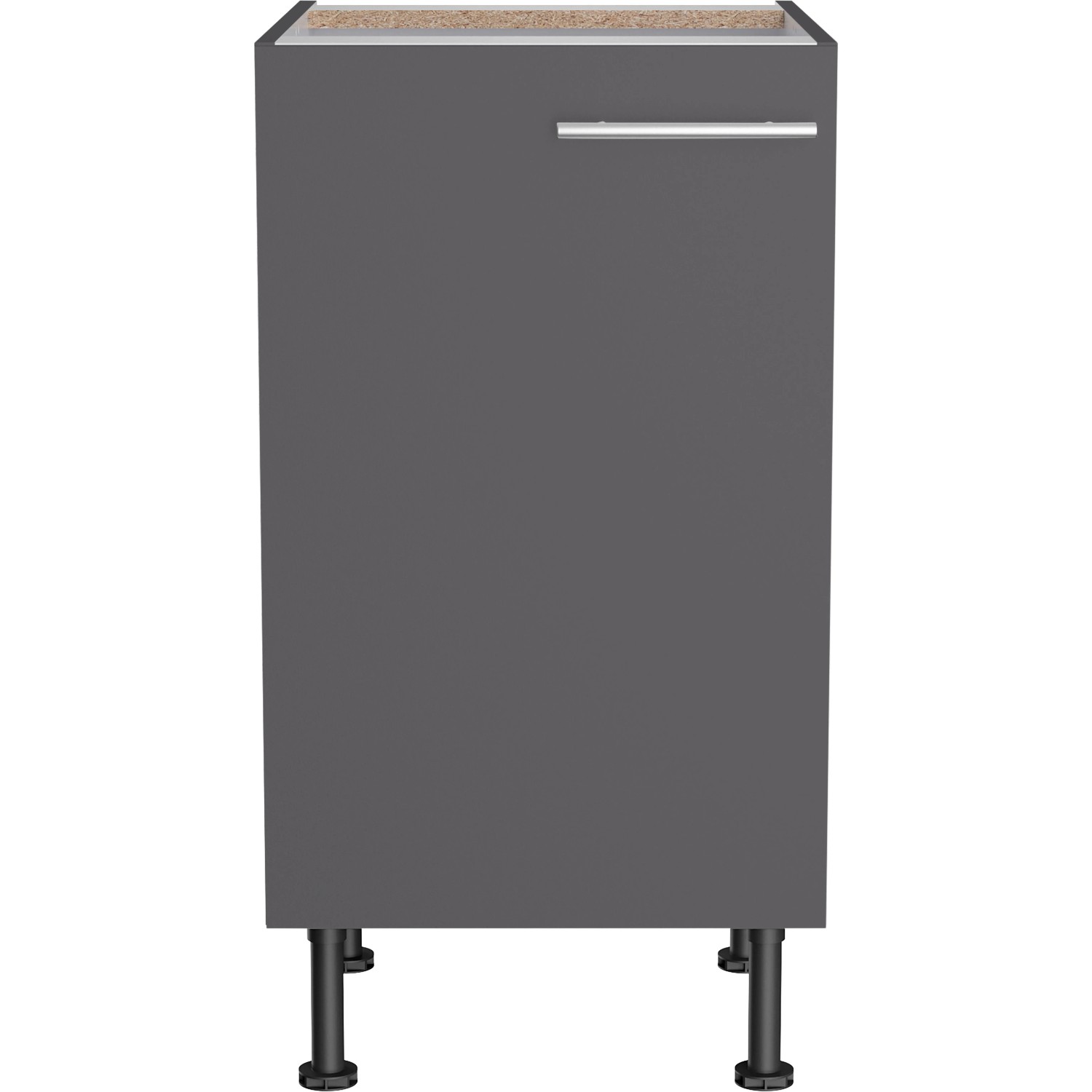 Optifit Küchenunterschrank Ingvar420 45 x 87 x 58,4 cm Anthrazit Matt kaufen bei OBI