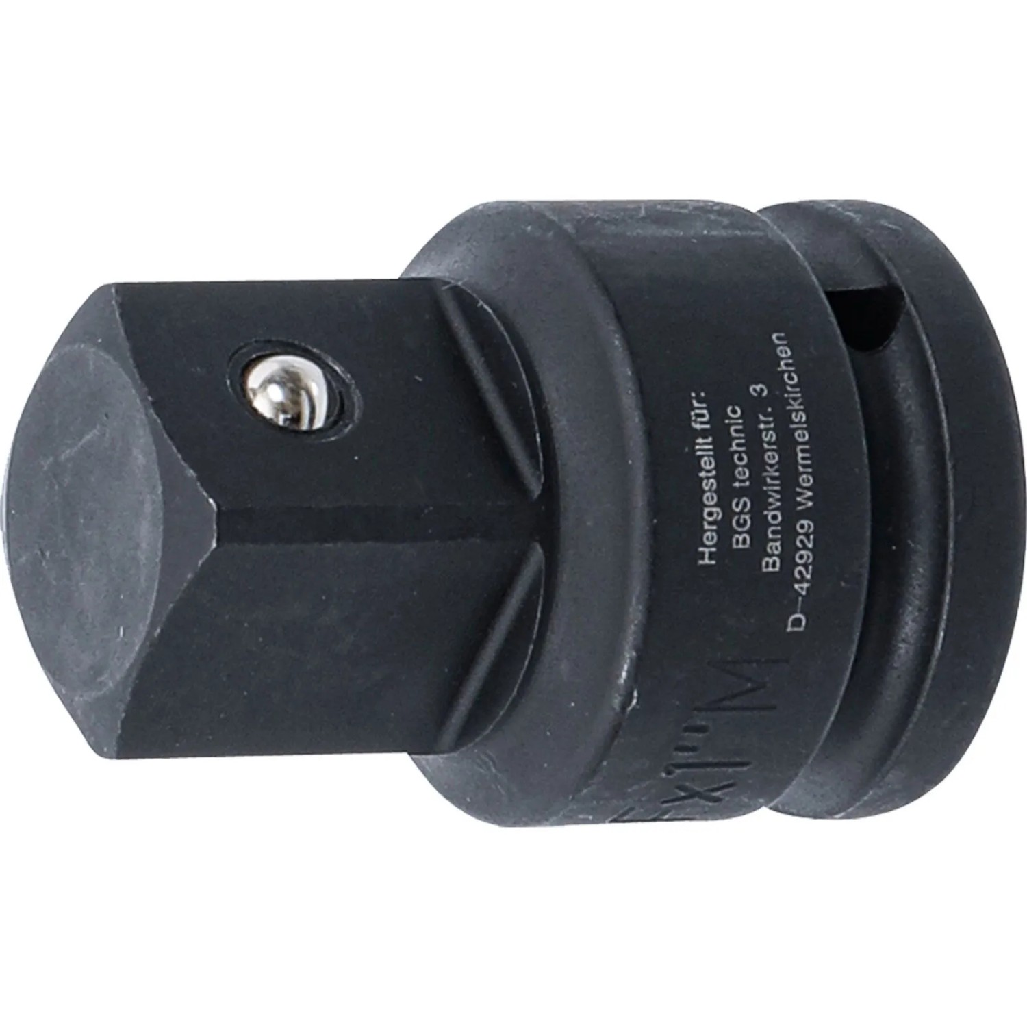 BGS Kraft Steckschlüssel Adapter Innenvierkant 20 Mm  3 4 Zoll  Außenvierkant 25 Mm  1 Zoll  195