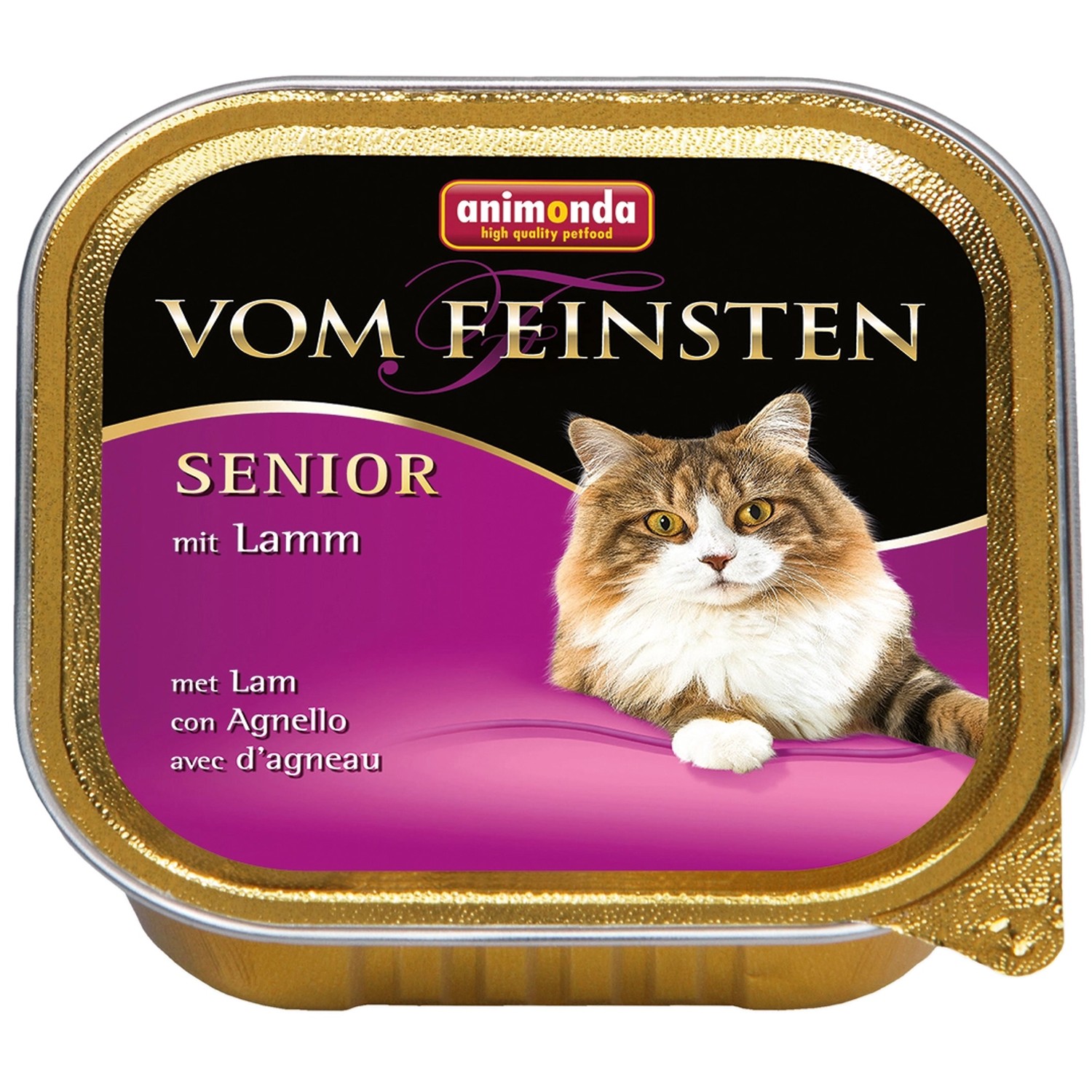 Vom Feinsten Katzen-Nassfutter Senior Lamm 100 g