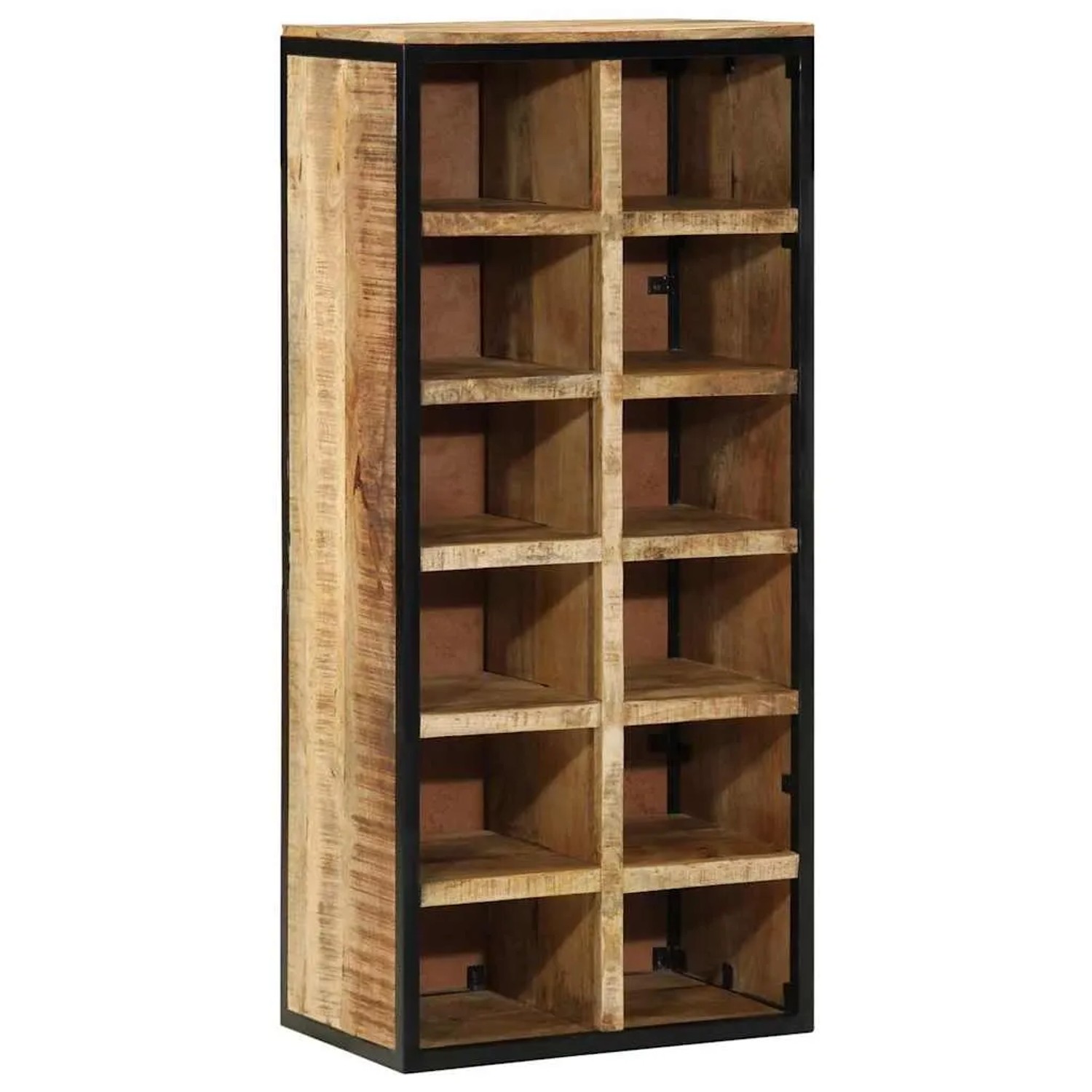 vidaXL Schuhschrank Braun 50 x 30 x 110 cm Massivholz Mango 374092
