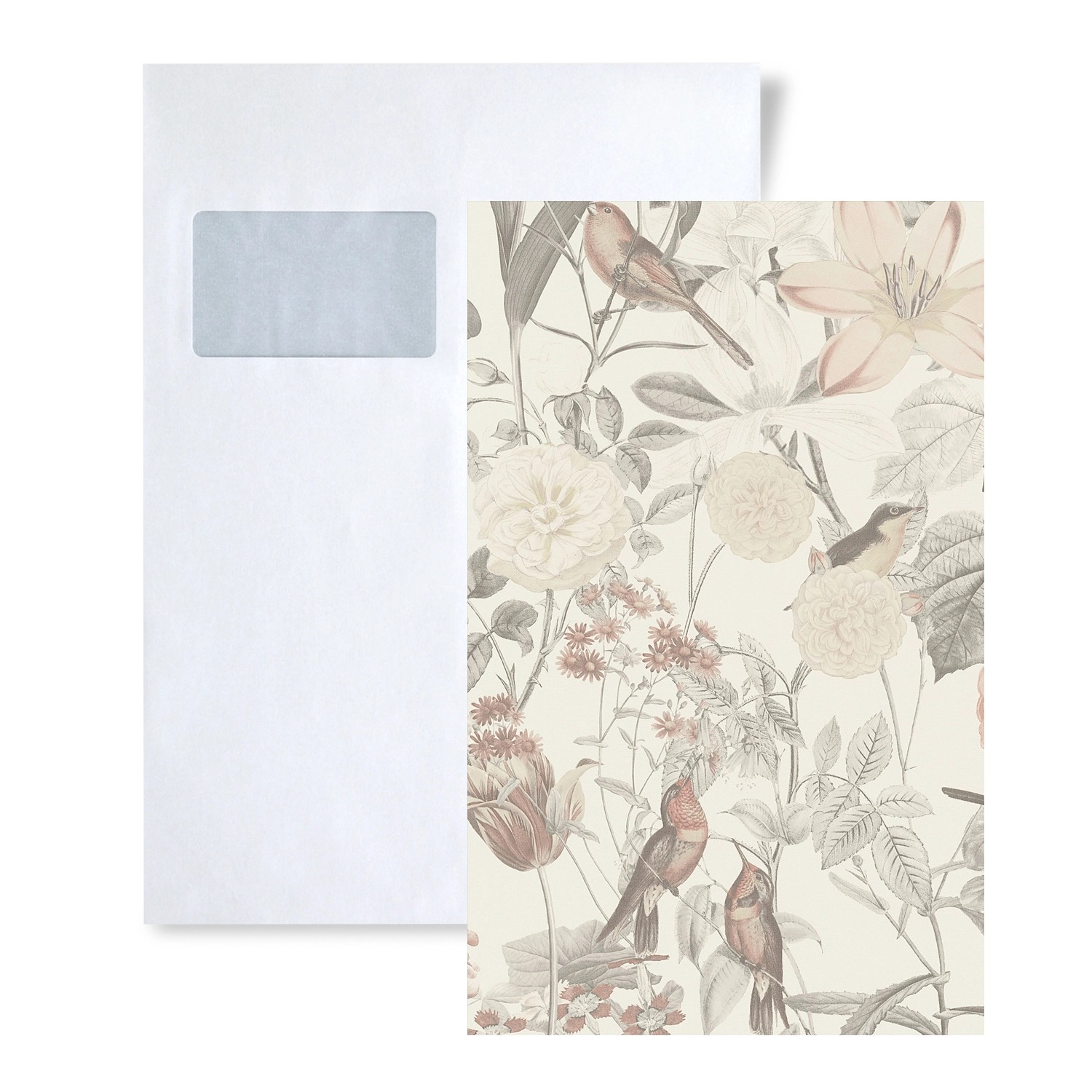 PROFHOME 1 MUSTERSTÜCK S-372762-GU DIN A4 MUSTER der Floral Tapete günstig online kaufen
