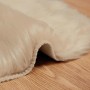vidaXL Kunstschaffell Teppich Tafalla Beige 50 x 80 cm Polyester 42021496_9