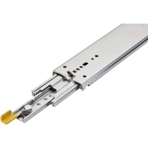 Accuride Schwerlastauszug, verzinkter Vollauszug rechts, 508 mm, bis 272 kg, mit Verriegelung.