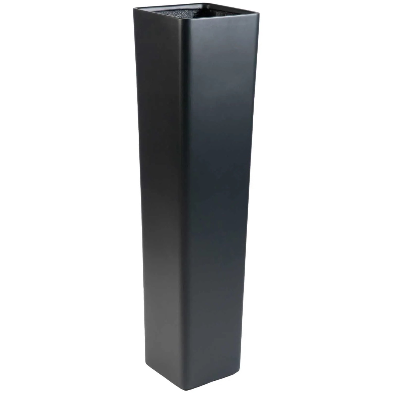 Vivanno Pflanzkübel Alteza 25 cm x 25 cm x 100 cm Anthrazit