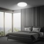 Brilo LED-Panel Slim Sternenhimmel im Schlafzimmer, dimmbare LED-Deckenleuchte mit Sternenmuster.