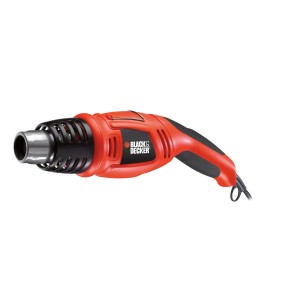 Black+Decker Heißluftgerät KX1693, 1800 W, mit rotem Gehäuse und schwarzem Griff.