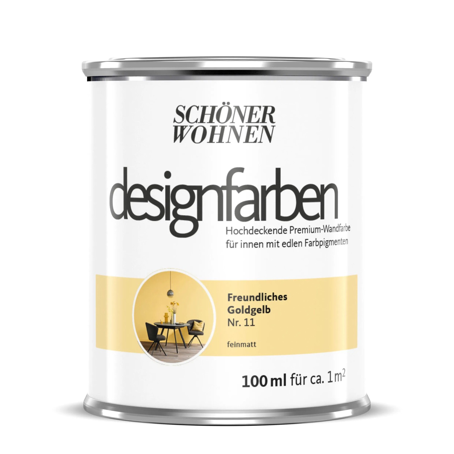 Schöner Wohnen Designfarben Freundliches Goldgelb 100 ml