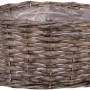 Graue Weiden-Schale, Ø 25 cm, Pflanzschale für den Innenbereich.