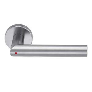 Novadoors Türgriff Nova Mio, Edelstahl, rosettenlos mit Smart2Lock Funktion.