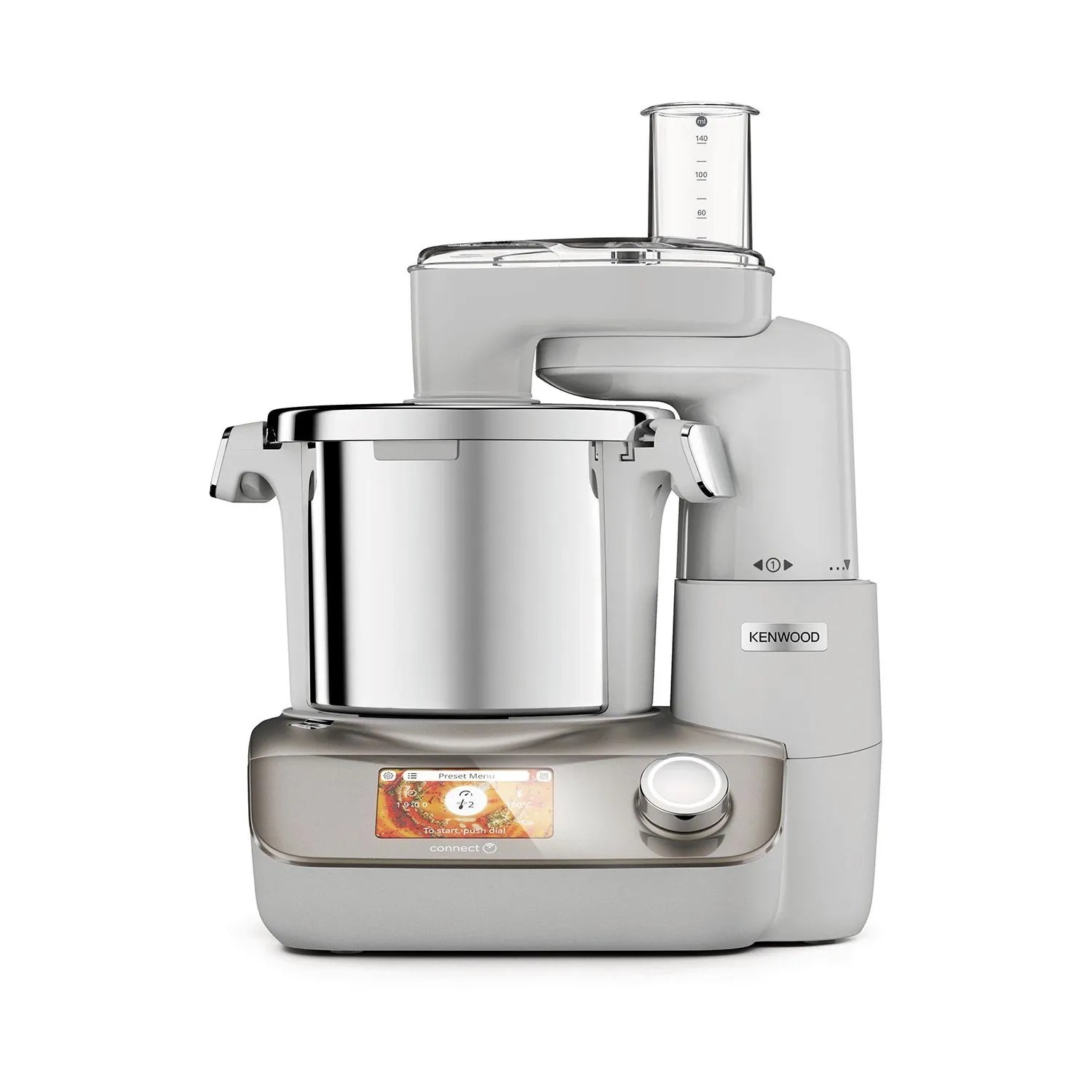 Kenwood Küchenmaschine mit Kochfunktion CookEasy+ CCL50.A0CP Silber