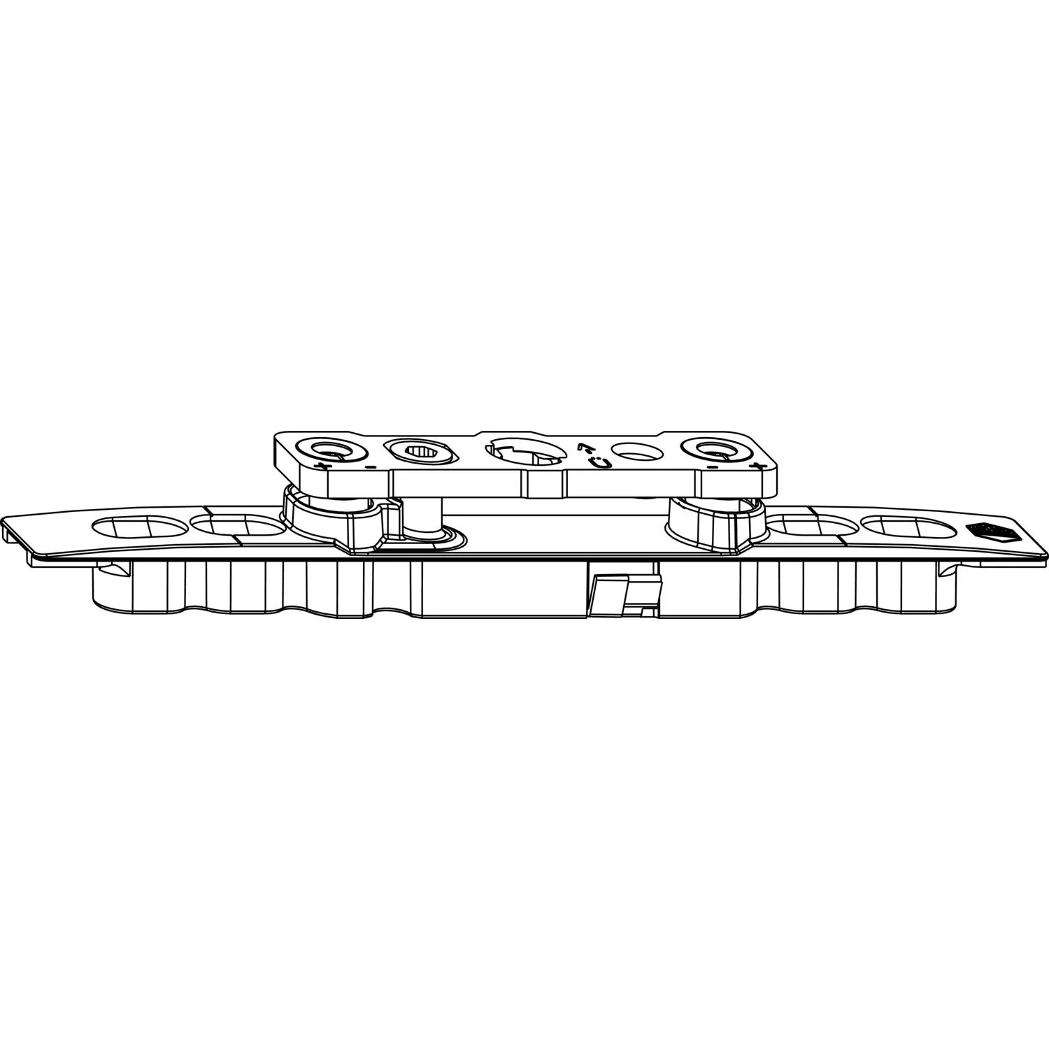 Maco Kipp & Drehband As/Pvc/DTuni Einstellbar 80kg Länge 146mm Silber