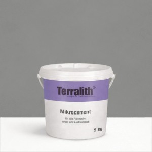 Terralith Mikrozement Fix & Fertig LFN0863 Anthrazit 5kg Fein 3,5qm