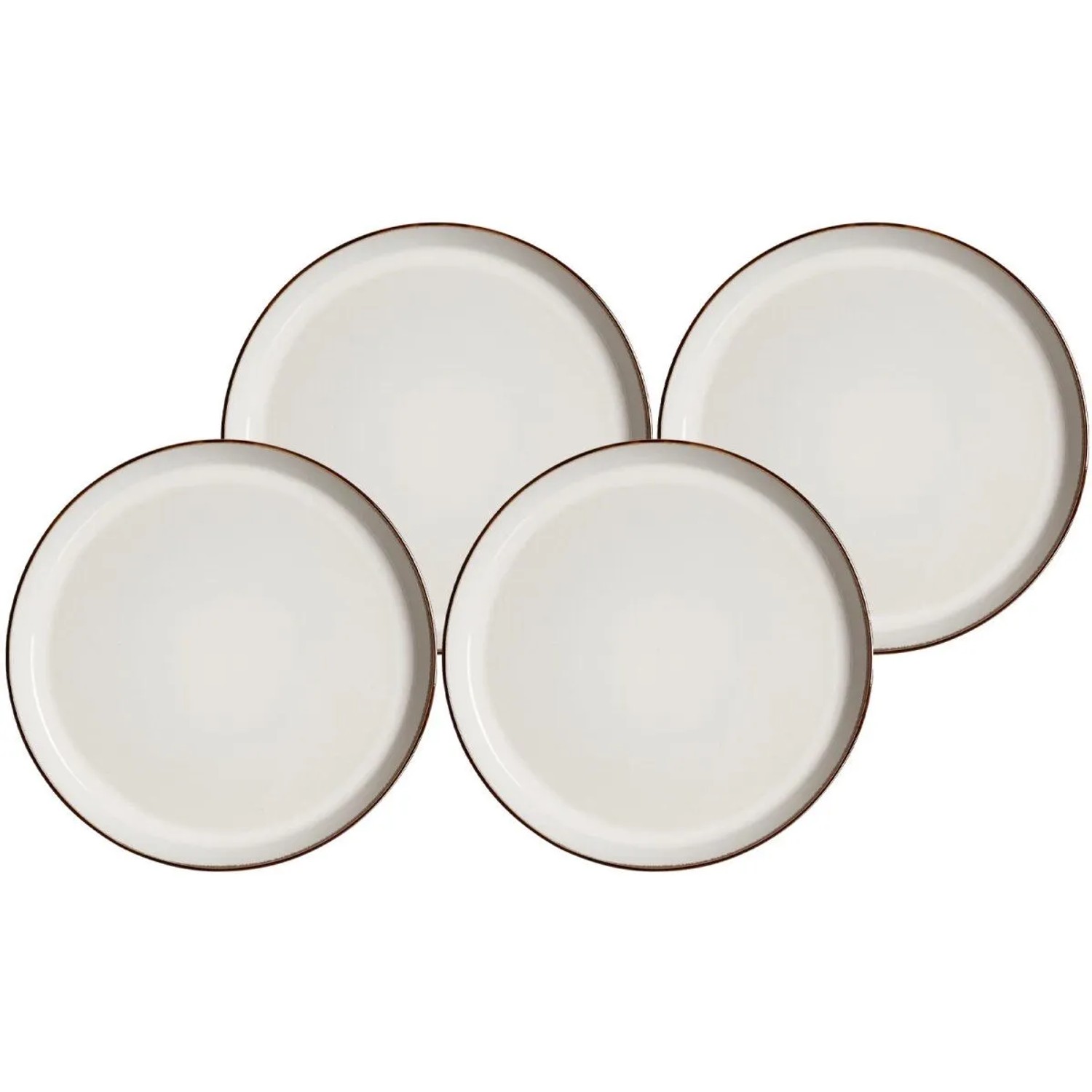 Ritzenhoff & Breker Visby Speiseteller 26,5 cm 4er Set Weiß