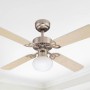 Westinghouse Deckenventilator Vegas Aluminium 105 cm mit Beleuchtung und Zugschnur