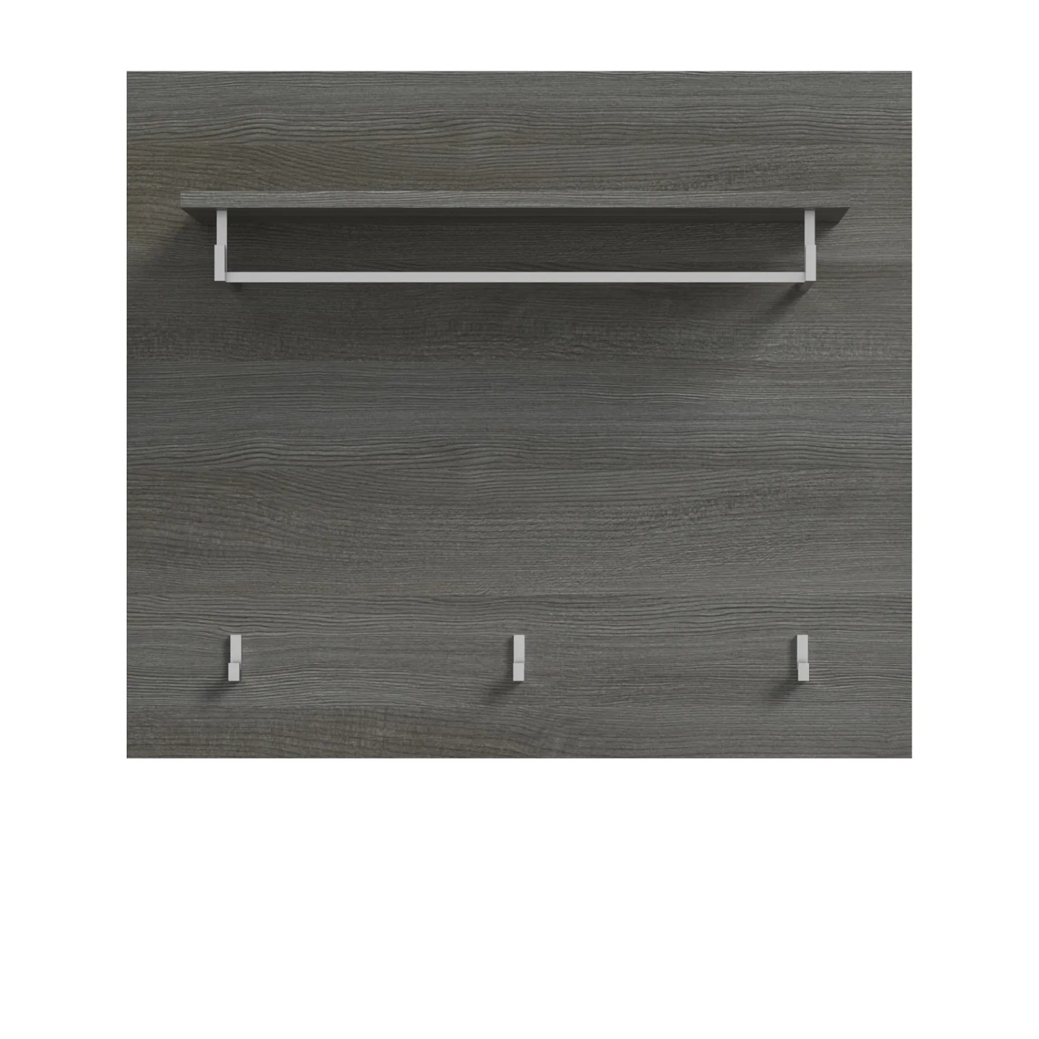 Inn.Furn Garderobenpaneel Grau 80 cm mit Kleiderstange Rumba_8