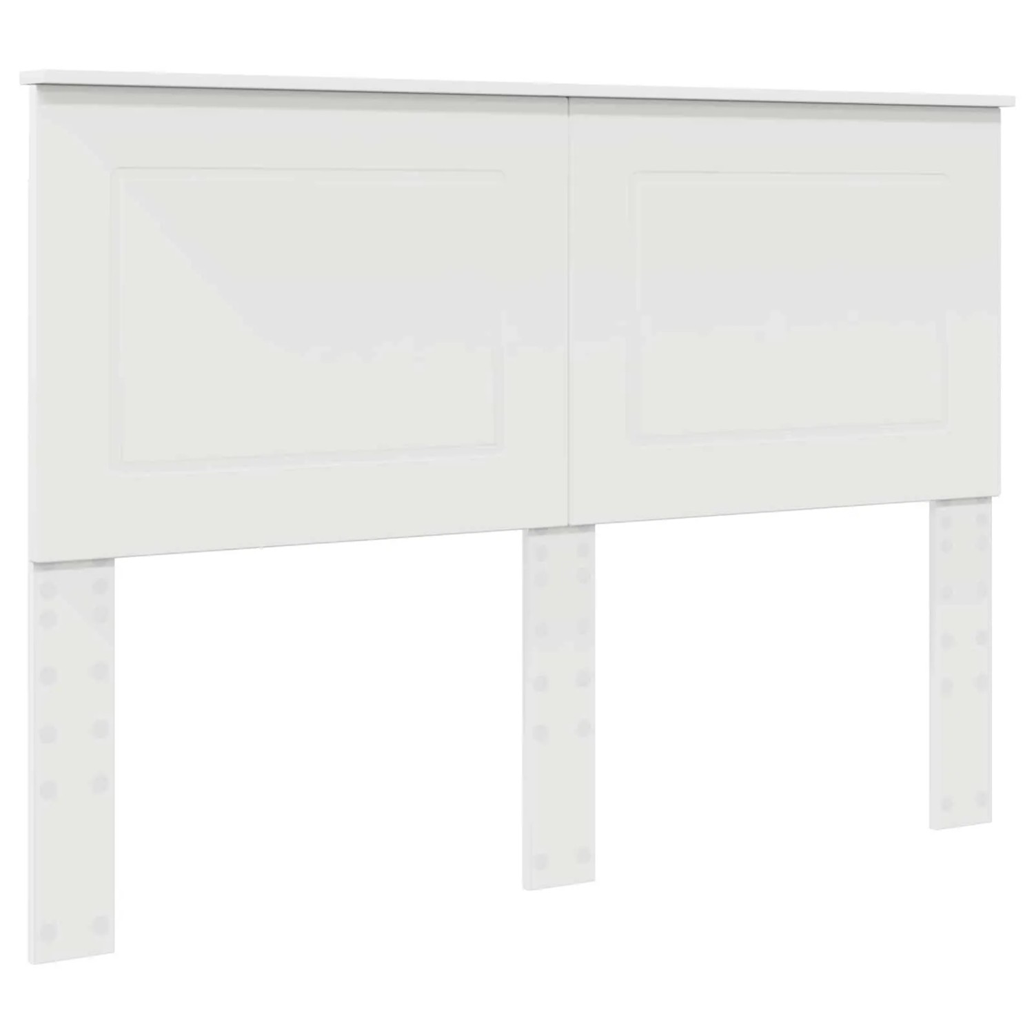 Thumbnail - vidaXL Kopfteil mit Kopfteil Weiß 150 cm Holzwerkstoff 887626