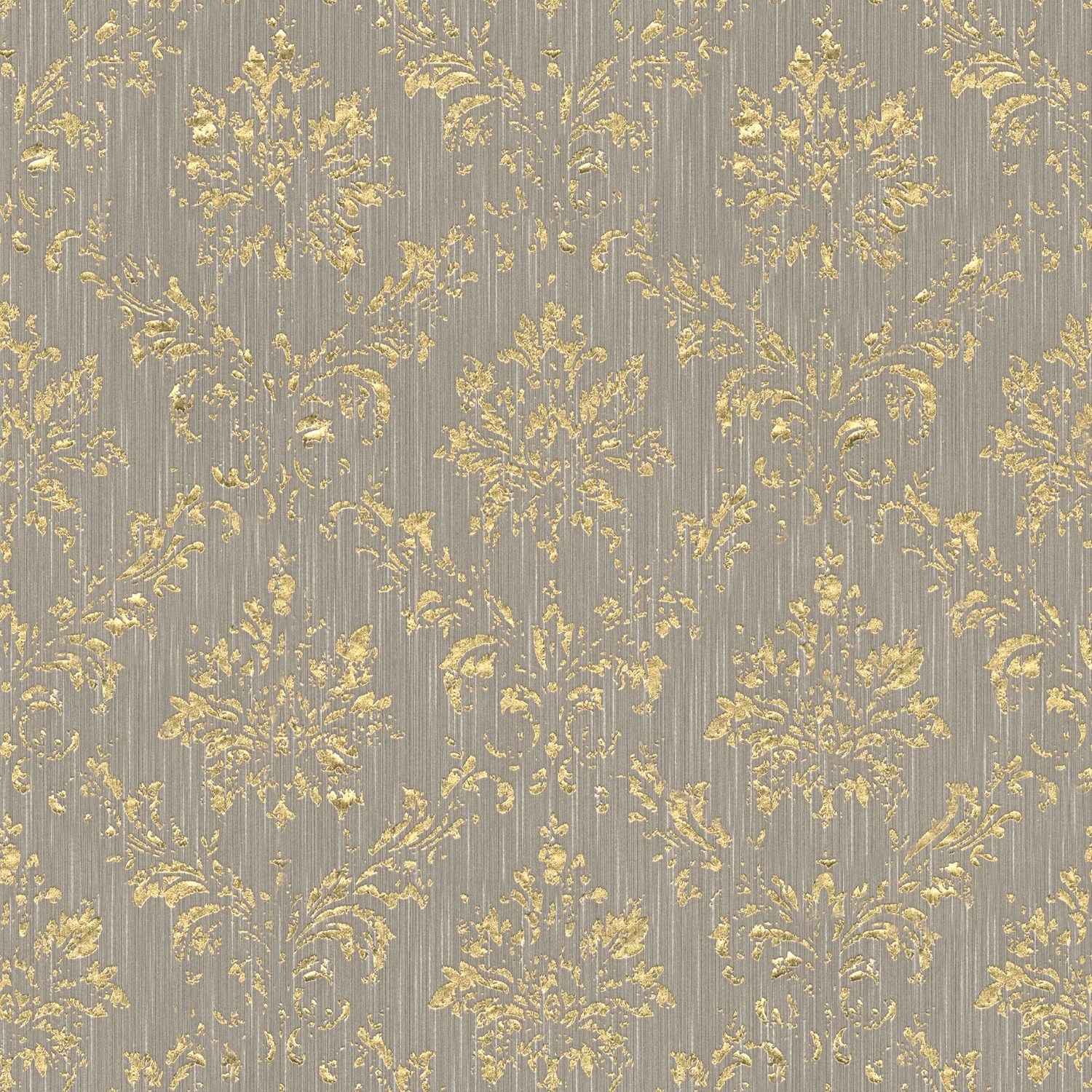 PROFHOME 306625-GU Barock Tapete Ornament dezent Schimmernd Beige Gold 0,53 günstig online kaufen