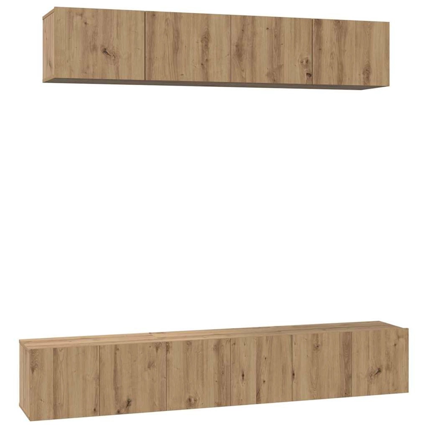 vidaXL TV-Schrank-Set 5-Tlg Artisan-Eiche 100 x 30 x 30 cm 3393215 günstig online kaufen
