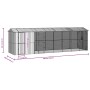 vidaXL Vogelkäfig Anthrazit 860 x 208 x 247 cm Verzinkter Stahl 3325155_10