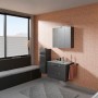 Pelipal Trentino Bad-Hängeschrank, Anthrazit Hochglanz, 30 cm, im Badezimmer