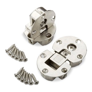 SOTECH 2 x Klappenscharnier Topf-Ø 35 mm für Klappen aus Holz