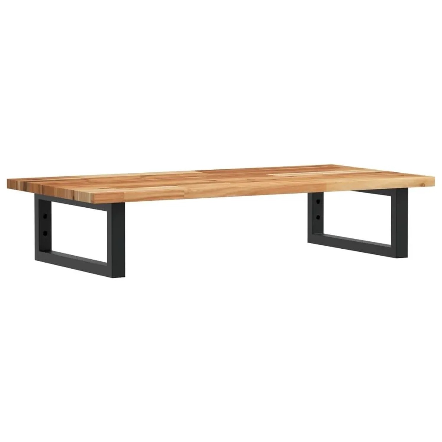 vidaXL Waschbeckenregal Wandmontage Stahl und Akazienholz 3302717