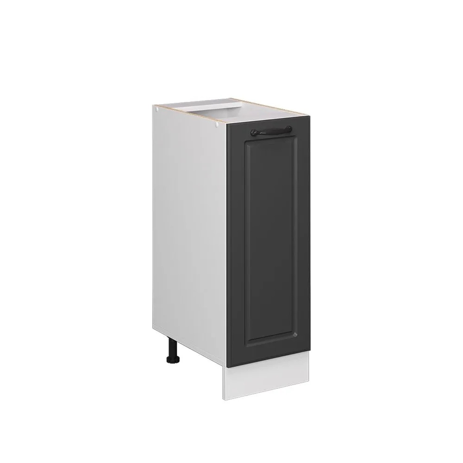 Vicco Apothekerschrank R-Line Anthrazit Landhaus Weiß 30 cm ohne Arbeitsplatte