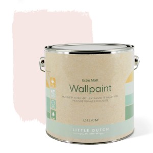 Little Dutch Wandfarbe Adventure Pink, 2,5 l, matte, rosa Wandfarbe für Kinderzimmer.