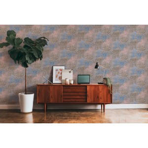 A.S. Creation Vliestapete Metropolitan Stories II Antonio Fliese Vintage Bunt im Wohnraum.