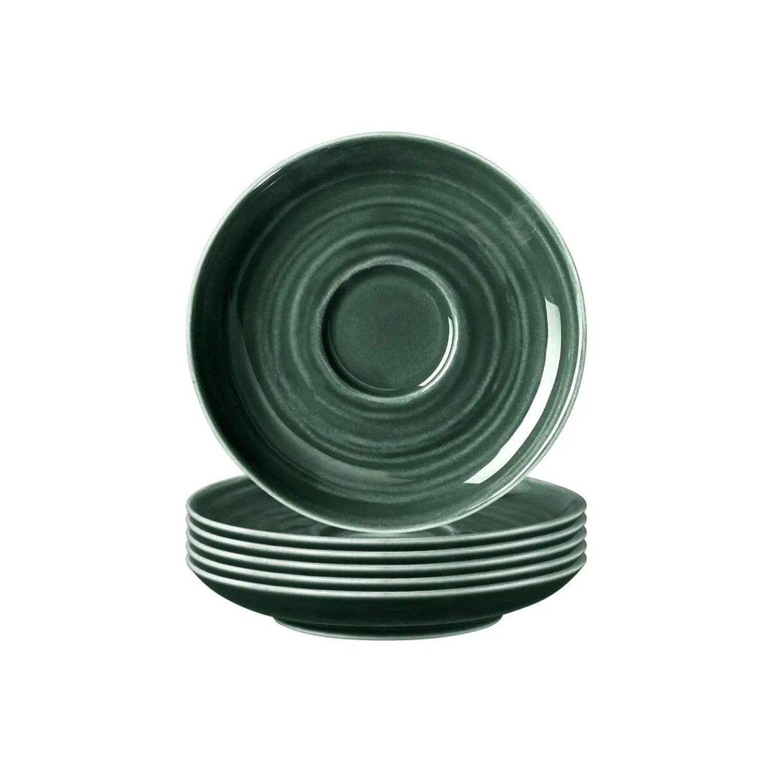 Seltmann Weiden Terra Espressountertassen 12 cm 6er Set Moosgrün