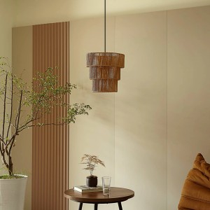 Lindby Pendelleuchte Elvoria 10012888 Landhaus Vintage Rustikal 1-flammig E27 Wohnzimmerleuchte