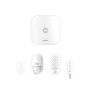 Yale Alarmanlage Smart Alarm Starterkit: Hub, Bewegungsmelder, Türsensor, Keypad und Fernbedienung.
