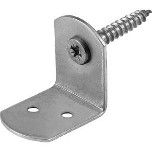 Flechtzaunband aus Edelstahl mit Schraube zur Zaunmontage, 12er Set.