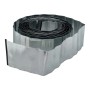 Relaxdays Rasenkante Eisen Verzinkt Silber Flexibel 16 cm x 1000 cm 3,2 kg