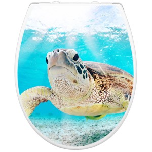 Banjado WC-Sitz mit Kindersitz und Schildkröten-Motiv für das Badezimmer.