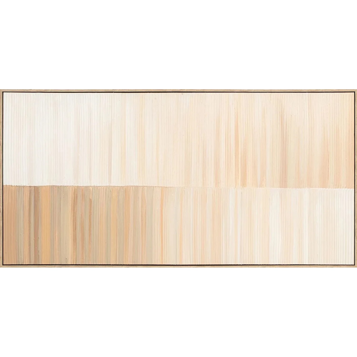 Art Universe Leinwandbild Shades Of Beige 70 x 140 cm